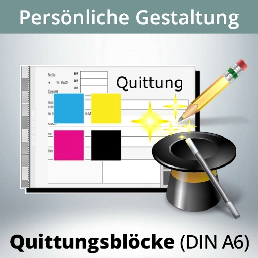 Quittungsblock Gestalten Din A6 Quer Ihr Eigenes Design Anschrift
